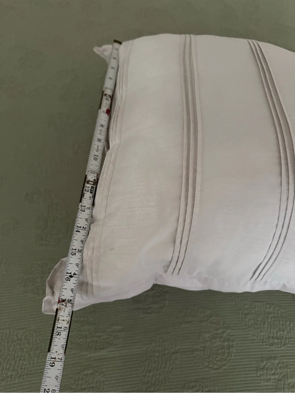 Neutral Cream Stripe Decorative Throw Pillow - Unbranded